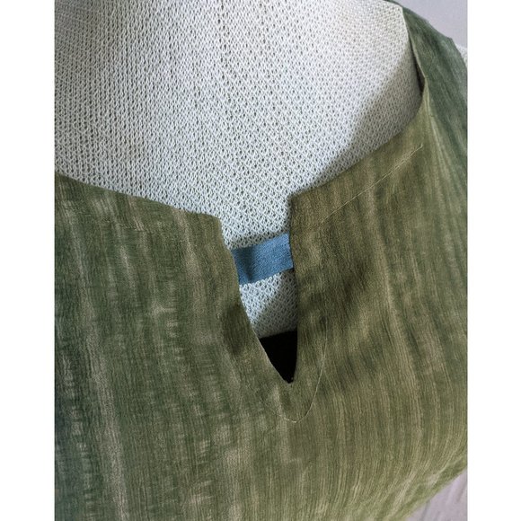 Ou Empereur Ou Rien Green and blue sleevless midi dress - Picture 13 of 16